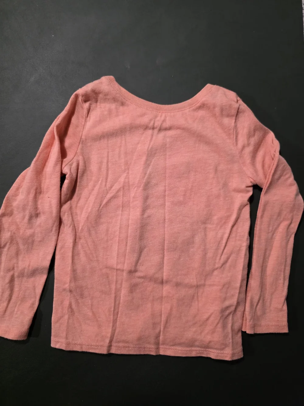 The Children's Place Coral Pink Turkey Handprint Long-Sleeve Tee